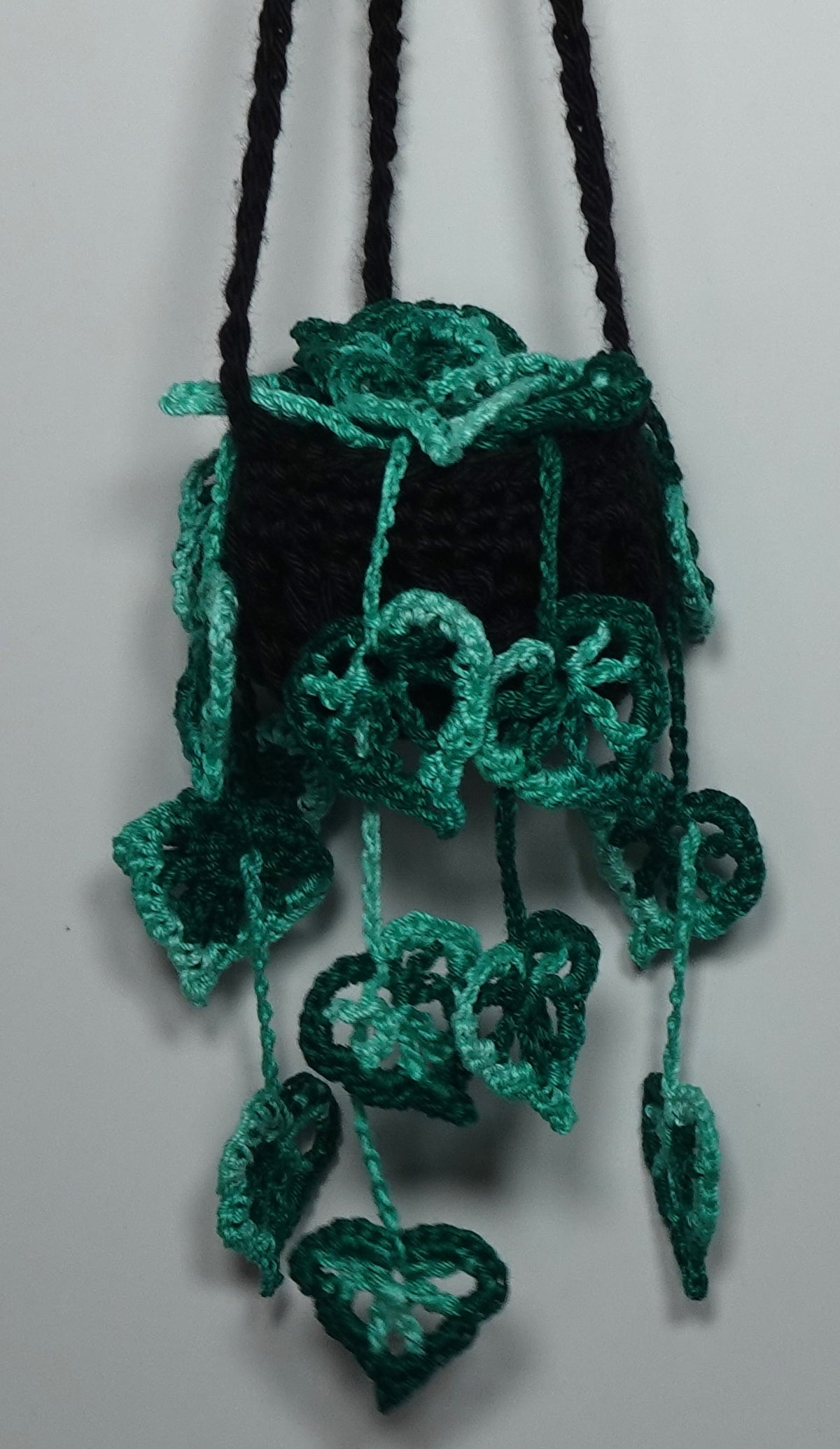 Handmade Crochet Hanging Monstera Plant