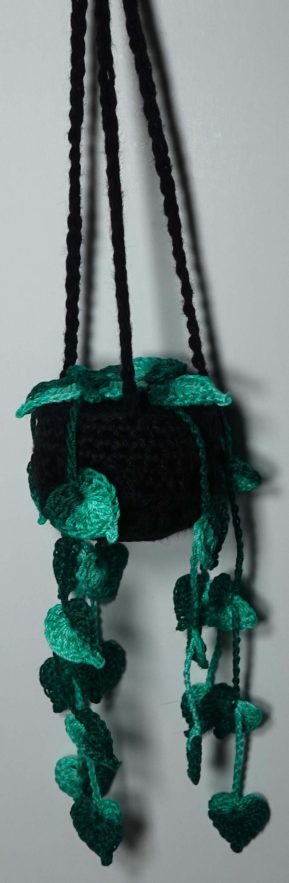 Handmade Crochet Hanging Pothos Plant – Trailing Plant Home Décor