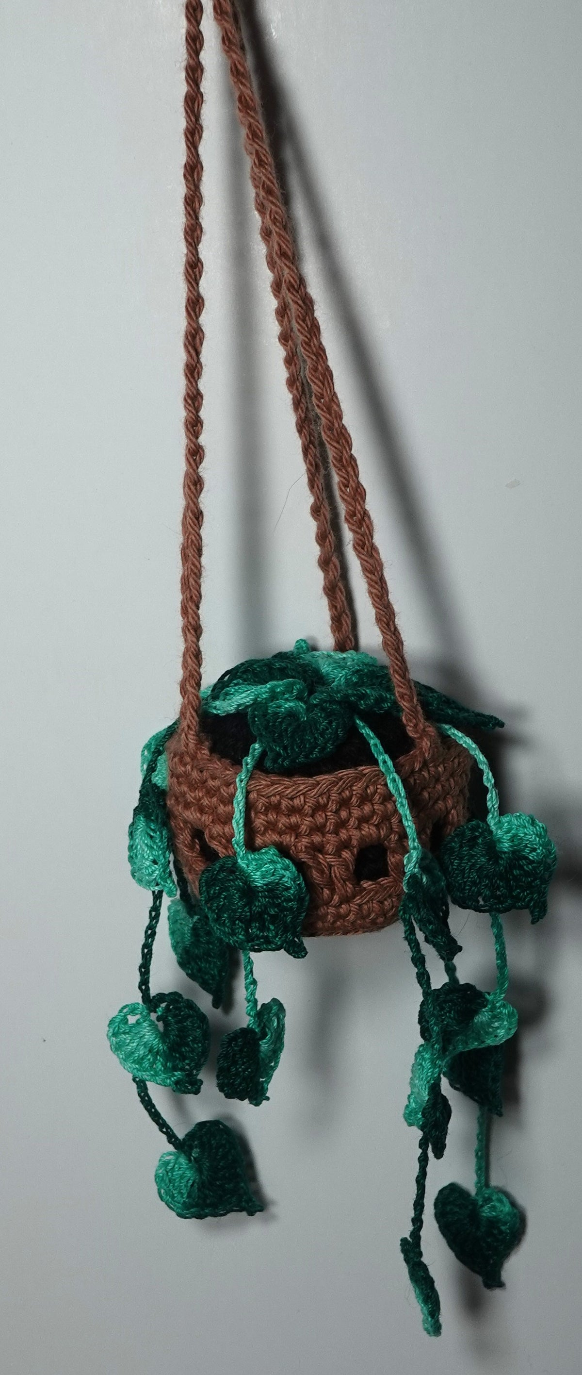 Handmade Crochet Hanging Pothos Plant – Trailing Plant Home Décor