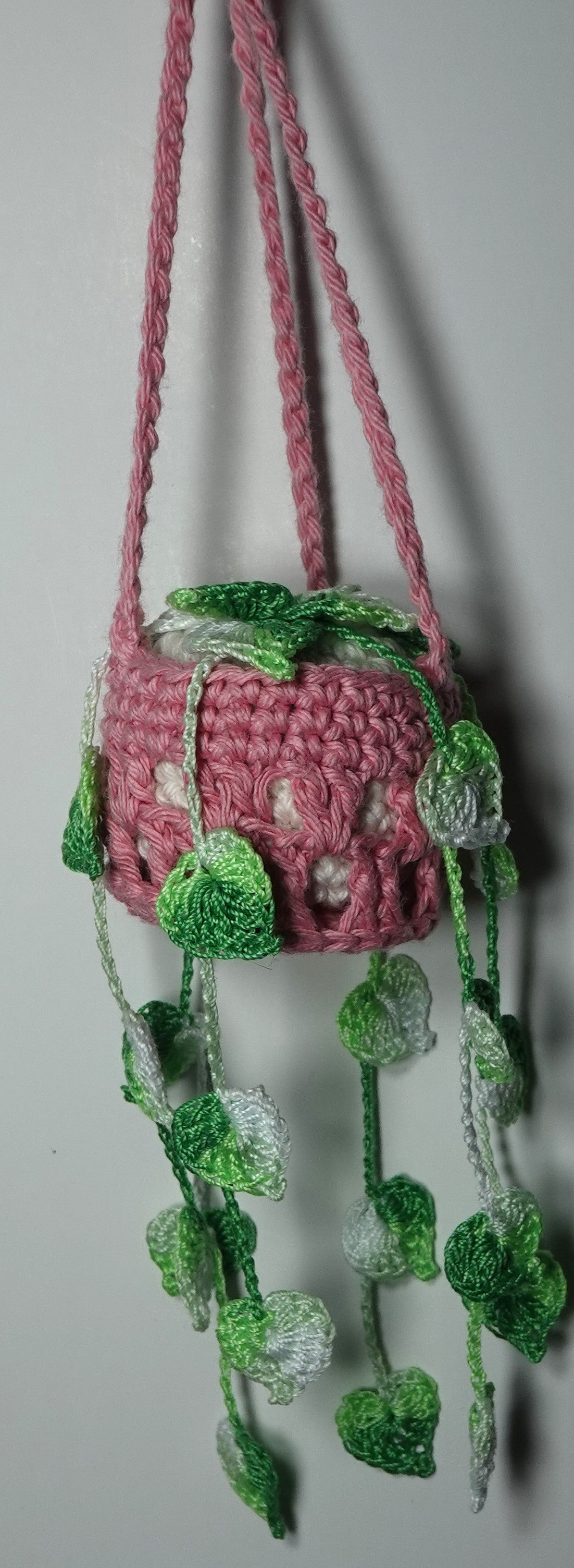 Handmade Crochet Hanging Pothos Plant – Trailing Plant Home Décor